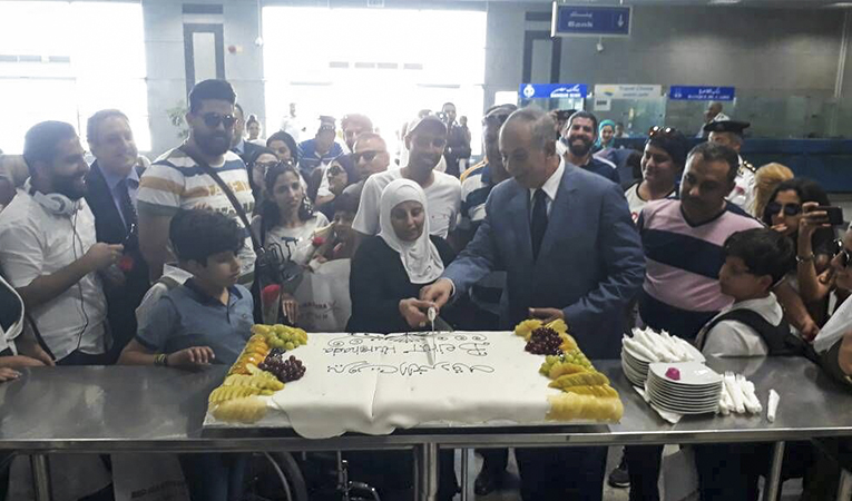 استقبل مطار الغردقة الدولي أول رحلة من بيروت في إطار تشغيل طريق الغردقة - بيروت الجديد Photo